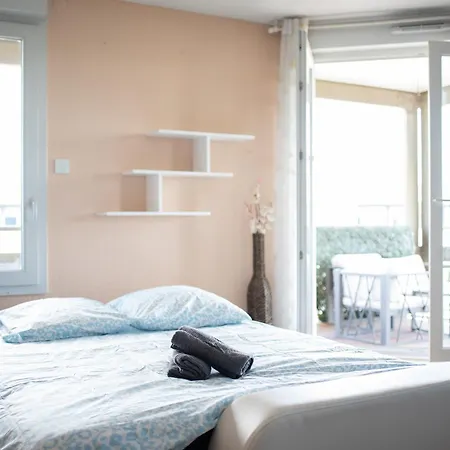 T3 - 2 Places De Parking - Balcon - Climatisation 아파트